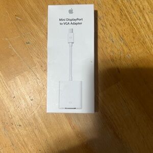 Apple White Mini DisplayPort to VGA Adapter